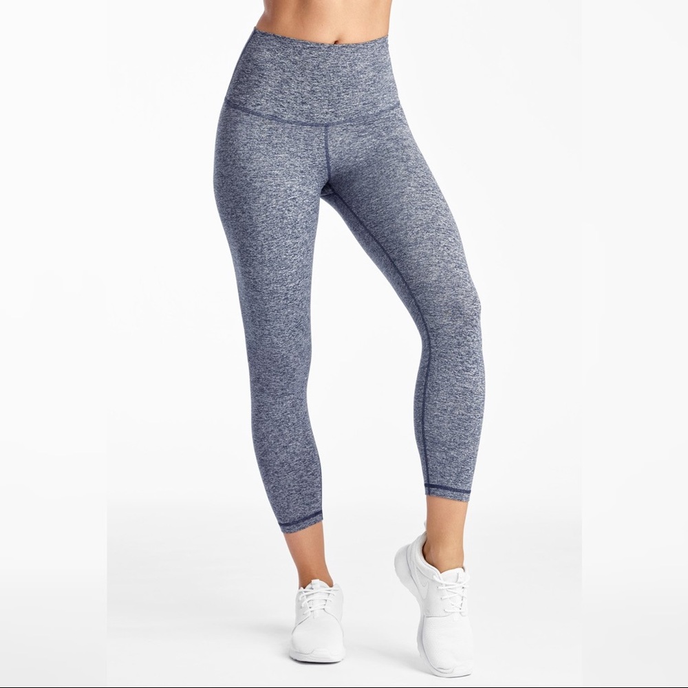 DYI Signature Crop Jersey Moss - Heather Navy